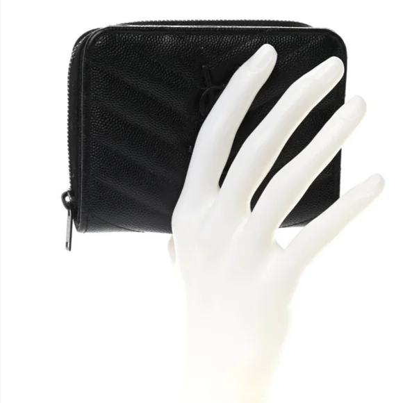 YSL Chevron monogram compact wallet - Picture 5 of 5